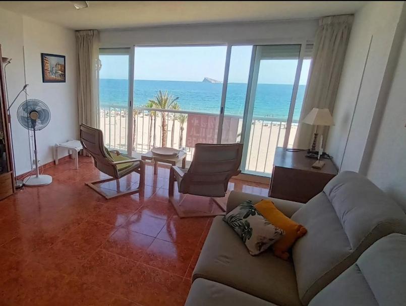 Apartamento Acapulco Luxe Piso 3 En 1A Linea Playa Poniente Benidorm Top Vistas Al Mar Espectaculares Y De Luxe Con Acceso A Piscina Y Garaje Privado Luaran gambar