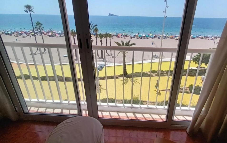 Apartamento Acapulco Luxe Piso 3 En 1A Linea Playa Poniente Benidorm Top Vistas Al Mar Espectaculares Y De Luxe Con Acceso A Piscina Y Garaje Privado Luaran gambar